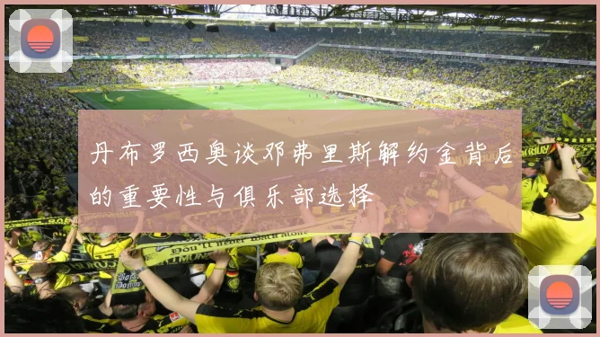 丹布罗西奥谈邓弗里斯解约金背后的重要性与俱乐部选择